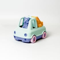 Camion de pompier multicolore - en plastique recyclé & made in France - turquoise