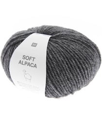Pelote de laine et Alpaga SOFT ALPACA - Rico Design 13 Gris anthracite