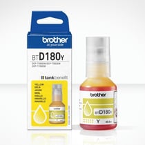 Bouteille d'encre - Brother - BTD180Y - Jaune - 5000 pages - Unité - Standard