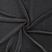 Tissu Maille Lurex Argenté sur fond Noir - Au mètre