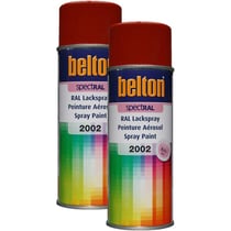 2 bombes de peinture Belton Spectral RAL2002 Orange sang 400ml