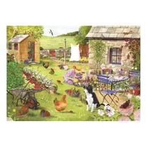 Puzzle 500 pièces - Pièces XXL - Le Jardin De Grand-Mère - HOP - House of Puzzles