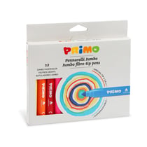 Lot de 6 boîtes de 12 feutres géants pointe spéciale - PRIMO - Multicolore