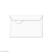 Enveloppe Pollen 90 x 140 mm - 5 pcs - Blanc