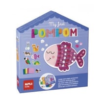 Boite My First Pompom Collage - Apli Agipa - Bleu