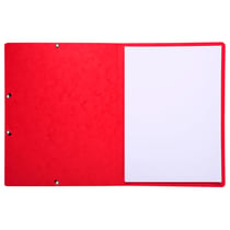 Chemise à élastique sans rabat carte lustrée 355gm2 - A4 - Rouge - x 50 - Exacompta