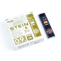 Mine de rechange Pentel - AIN STEIN C279 - 0,9 mm - 2B - Lot de 12 étuis de 36 mines