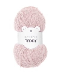 Fil à tricoter Creative Teddy 100 gr - Rico Design 02 Rose