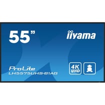 iiyama LH5575UHS B1AG Écran d affichage dynamique Écran plat de signalisation numérique 138,7 cm (54.6) LCD Wifi 500 cd m² 4K