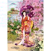 Puzzle peinture : femme japonaise teien 1000 pieces - collection peintre haruyo morita - educa - 19917