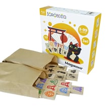 Mahjong 49 pièces- jeu pour enfant en bois IGROTECO