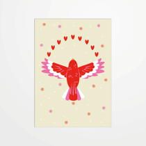 Carte postale - Cité Candide  - Oiseau - 14,8 x 10,5 cm - Made in France