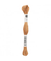Fil à broder mouliné Uni - Rico Design 241 Marron
