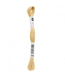 Fil à broder mouliné Uni - Rico Design 222 Marron