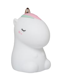 Veilleuse Licorne blanche avec télécommande
