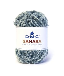 Pelote de Fourrure SAMARA - 100g - DMC : Douceur et Élégance pour vos Projets Tricot 409 Multicolore