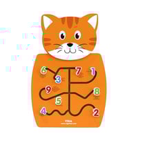 Panneau d'activités mural Chat