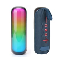Enceinte Bluetooth Portable Mini Avec Lumières RGB Et Support TF U-Disk 90dB Bleu YONIS