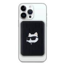 Karl Lagerfeld Batterie Externe MagSafe 5000mAh Motif Choupette Head Noir