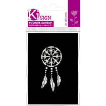 Ki-Sign - Pochoir adhésif Attrape Rêves 7x10 cm