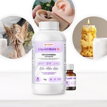 Liquid Mold – 1 Kg Silicone liquide (5 Shores) – Très doux – Même les moules les plus délicats sans problème