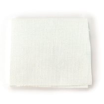 2 toiles Aida 5,5 pts/ cm blanches 50 x 60 cm