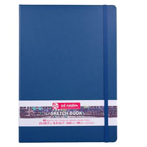 Carnet - Croquis - Dessin - A4 - 21x29,7cm - 80 pages - 140g - Bleu marine - Sakura