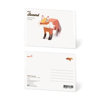 CARTE POSTALE RENARD