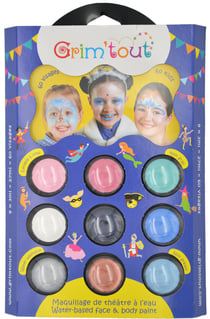 Palette Maquillage sans paraben 9 couleurs Reine des Neiges