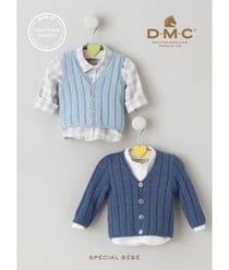 Livre de modèles Spécial Bébé - DMC Blanc