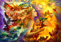Puzzle 1000 pièces - Fantastic Colourful World - Bluebird Puzzle