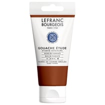 Gouache - Etude - Terre Sienne - 481 - Lefranc Bourgeois - Studio Gouache - 80ml
