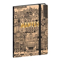 CARNET A5 - 192 PAGES Docteur Paper - 15x21 cm - avec élastique