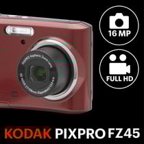 KODAK Pixpro - FZ45 - Appareil Photo Numérique Compact 16.44 Mégapixels - Noir