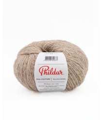 Pelote de laine et Alpaga à tricoter PHIL COUTURE - Phildar Marron Glacé