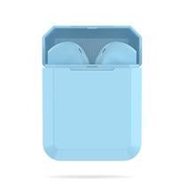 Ecouteurs Bluetooth Sans Fil V5.0 HiFi Avec Boîtier De Charge Et Contrôle Tactile Bleu YONIS