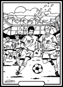 Tableau velours a colorier Foot adultes Sericolor