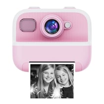 Appareil Photo Enfant 2.4 Pouces 1080P HD Double Caméra Impression Thermique Rose YONIS