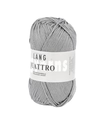 Fil à tricoter 100% coton QUATTRO - Lang Yarns 23 Bleu