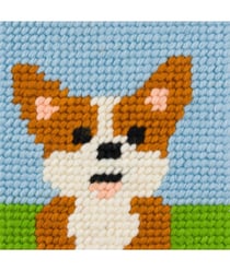 Kit Canevas Soudan "Winston" 15x15 cm – Com'1 Idée Marron
