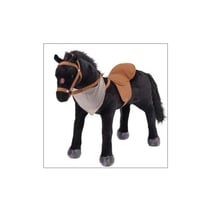 Cheval avec son - Cheval noir Ross