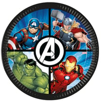 8 Assiettes Avengers Evergreen