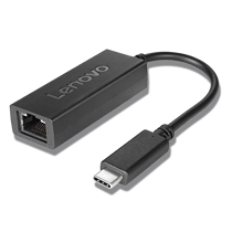 Adaptateur Ethernet Lenovo - USB-C - Plastique - 4X91H17795 - Noir - 2,8 x 1,5 x 1,5 cm