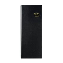 Agenda Journalier 2025 Saturnus 0.111 - 12,8 X 33 Cm - Noir - Brepols
