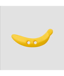 Bouton Banane 2 trous 25mm - Prym 38 Jaune