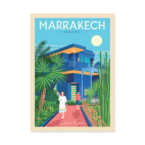 Affiche 50x70 cm - Marrakech - Olahoop Travel Posters