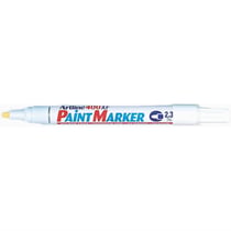 Lot de 12 marqueurs peinture permanents ARTLINE Paint 400 XF pointe conique 2,3 mm blanc