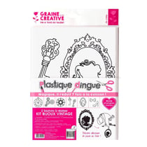 Plastique dingue - Kit Plastique Dingue Bijoux Collier vintage