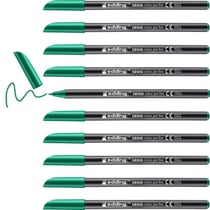 Feutre de coloriage pointe fine 1 mm - EDDING - Vert fluorescent - Lot de 10