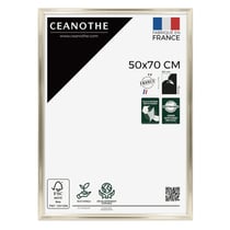 Cadre photo Julia blanc doré 50x70 cm